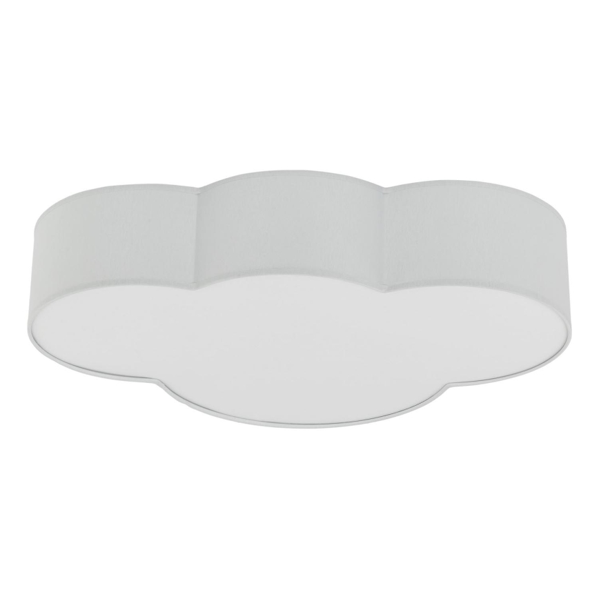 Brilagi - Lastenhuoneen kattovalaisin NIMBUS 4xE27/15W/230V 46x63 cm harmaa