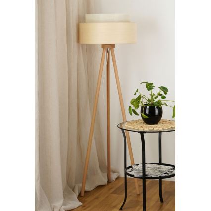 Brilagi - Lattialamppu ARIZONA BOHO 1xE27/15W/230V beige