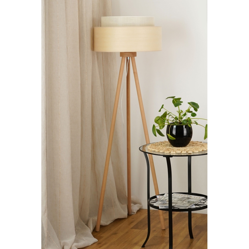 Brilagi - Lattialamppu ARIZONA BOHO 1xE27/15W/230V beige