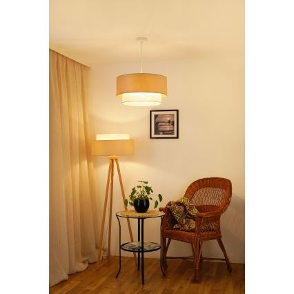 Brilagi - Lattialamppu ARIZONA BOHO 1xE27/15W/230V beige