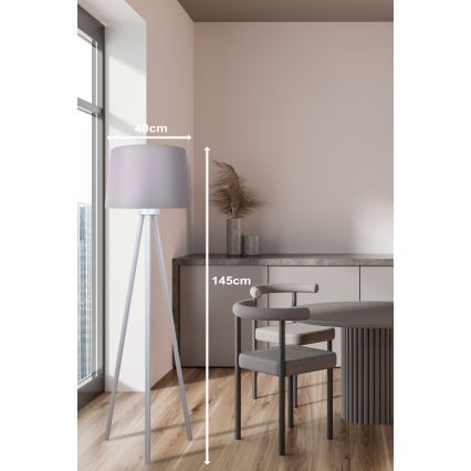 Brilagi - Lattialamppu PARDEONE 1xE27/40W/230V