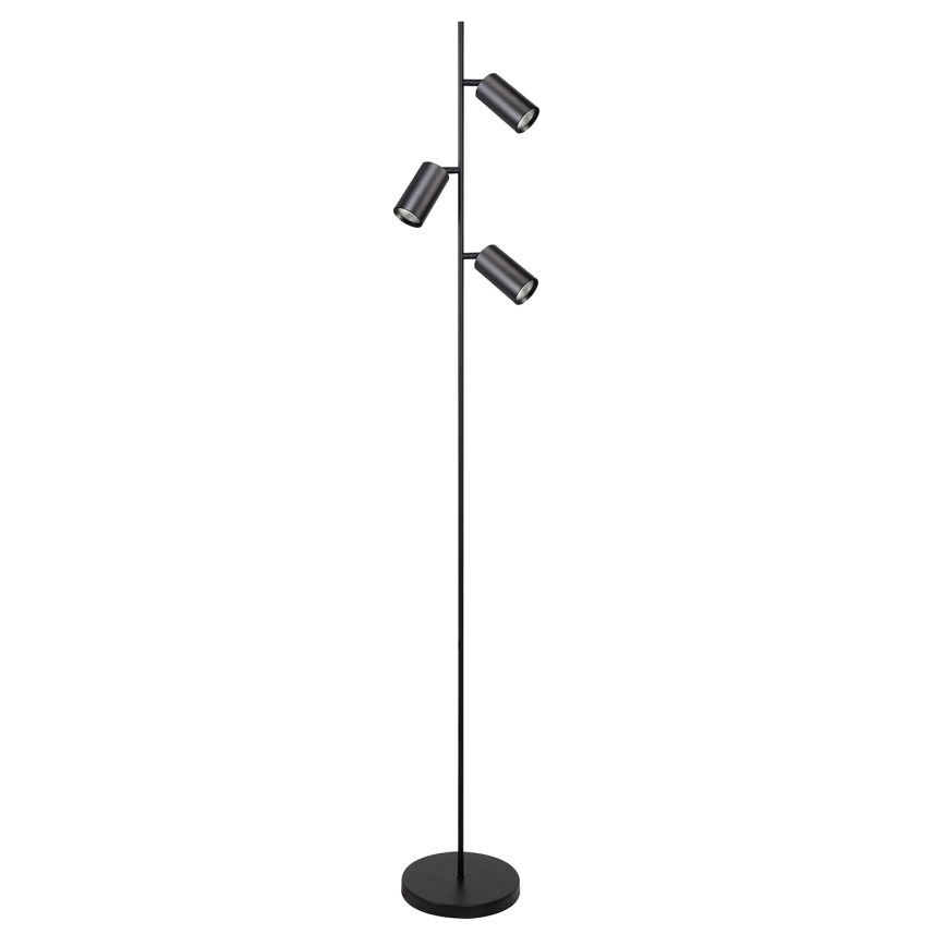 Brilagi - Lattialamppu SELE 3xGU10/30W/230V musta