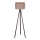 Brilagi - Lattialamppu VELVET 1xE27/60W/230V wenge/beige