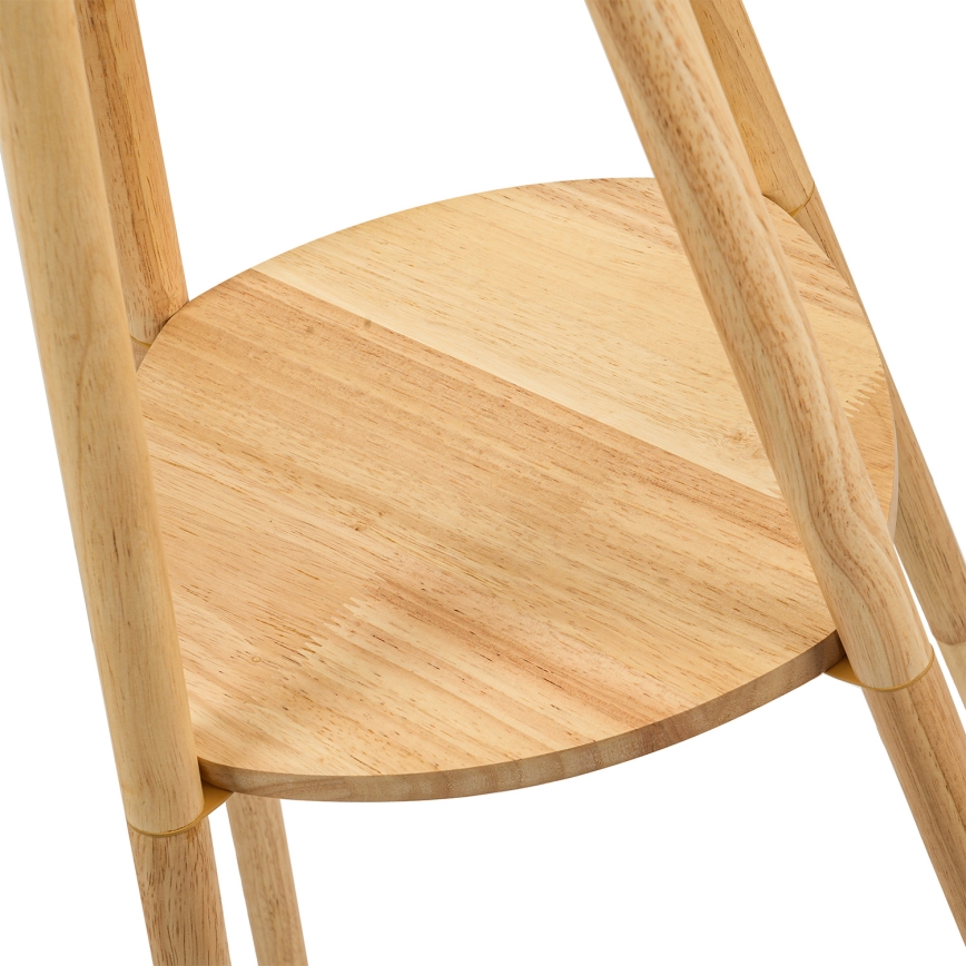 Brilagi - Lattiavalaisin NORDIC WAVE 1xE27/15W/230V kumipuu/pellava