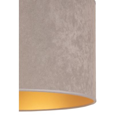 Brilagi - Lattiavalaisin VELVET 1xE27/60W/230V beige/harmaa
