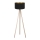 Brilagi - Lattiavalaisin VELVET 1xE27/60W/230V beige/musta
