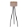 Brilagi - Lattiavalaisin VELVET 1xE27/60W/230V musta/beige