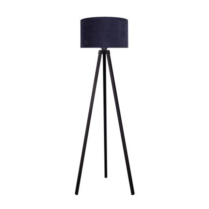 Brilagi - Lattiavalaisin VELVET 1xE27/60W/230V musta/sininen