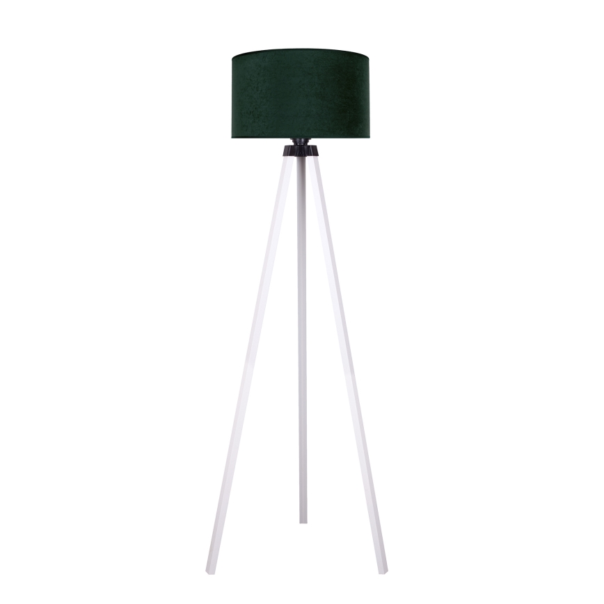 Brilagi - Lattiavalaisin VELVET 1xE27/60W/230V valkoinen/vihreä