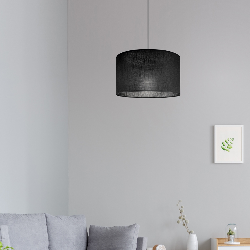 Brilagi - LED Ripustettava kattovalaisin ANTHONY 1xE27/60W/230V tammi-pähkinä/musta
