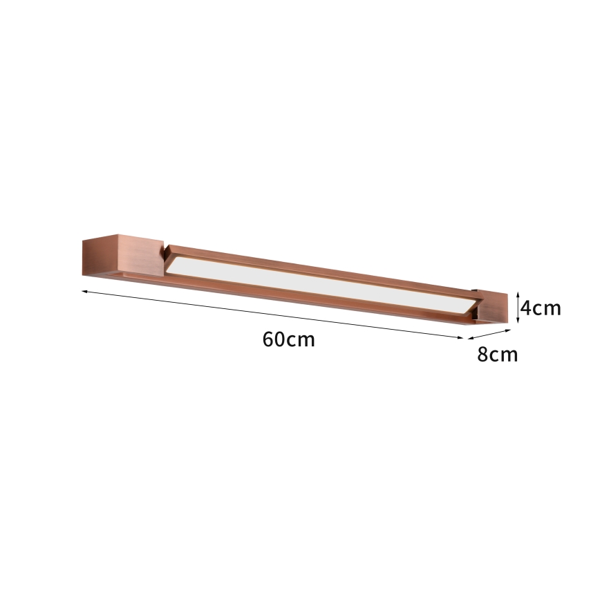 Brilagi - LED-kylpyhuoneen peilivalaisin AQUA LINE LED/18W/230V 60 cm IP44 pronssi