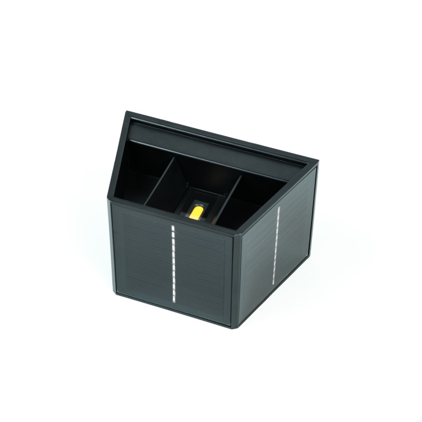 Brilagi - LED aurinkokenno seinävalo anturilla SOLAR CUBE LED/2W/3,2V IP54