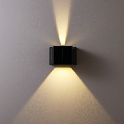 Brilagi - LED aurinkokenno seinävalo anturilla SOLAR CUBE LED/2W/3,2V IP54