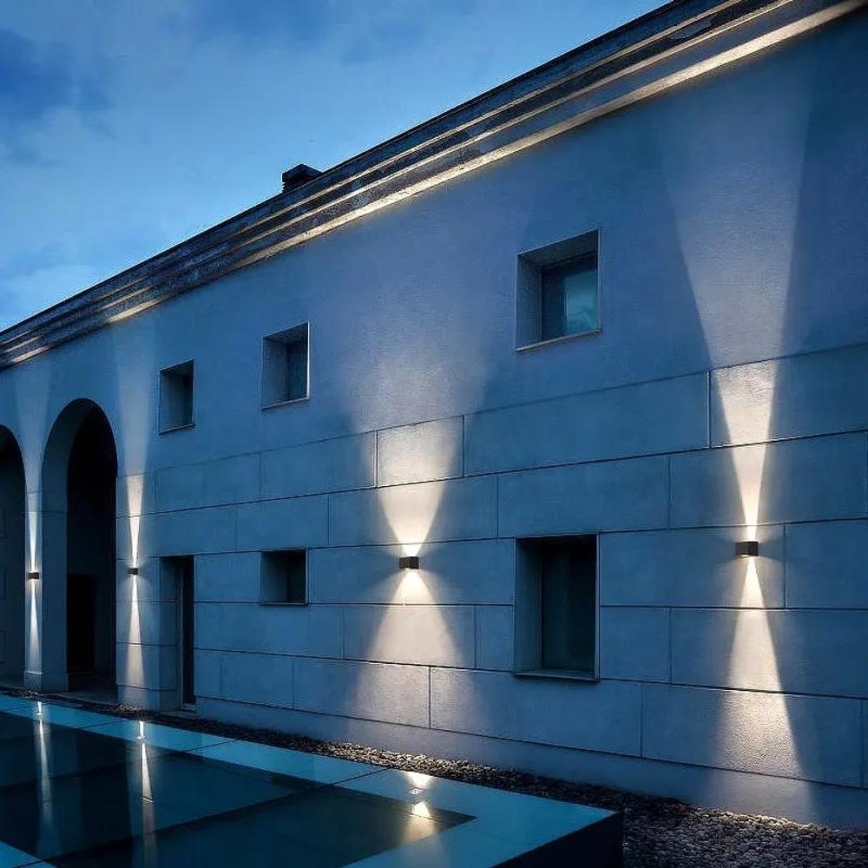 Brilagi - LED aurinkokenno seinävalo anturilla SOLAR CUBE LED/2W/3,2V IP54
