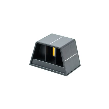Brilagi - LED aurinkokenno seinävalo anturilla SOLAR CUBE LED/2W/3,2V IP54