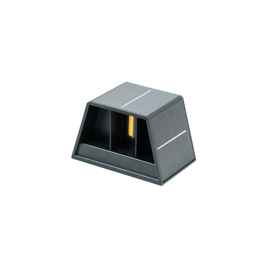 Brilagi - LED aurinkokenno seinävalo anturilla SOLAR CUBE LED/2W/3,2V IP54