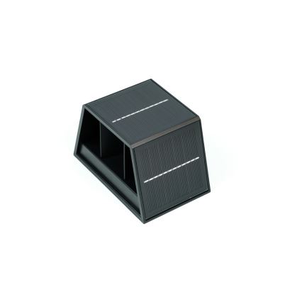 Brilagi - LED aurinkokenno seinävalo anturilla SOLAR CUBE LED/2W/3,2V IP54