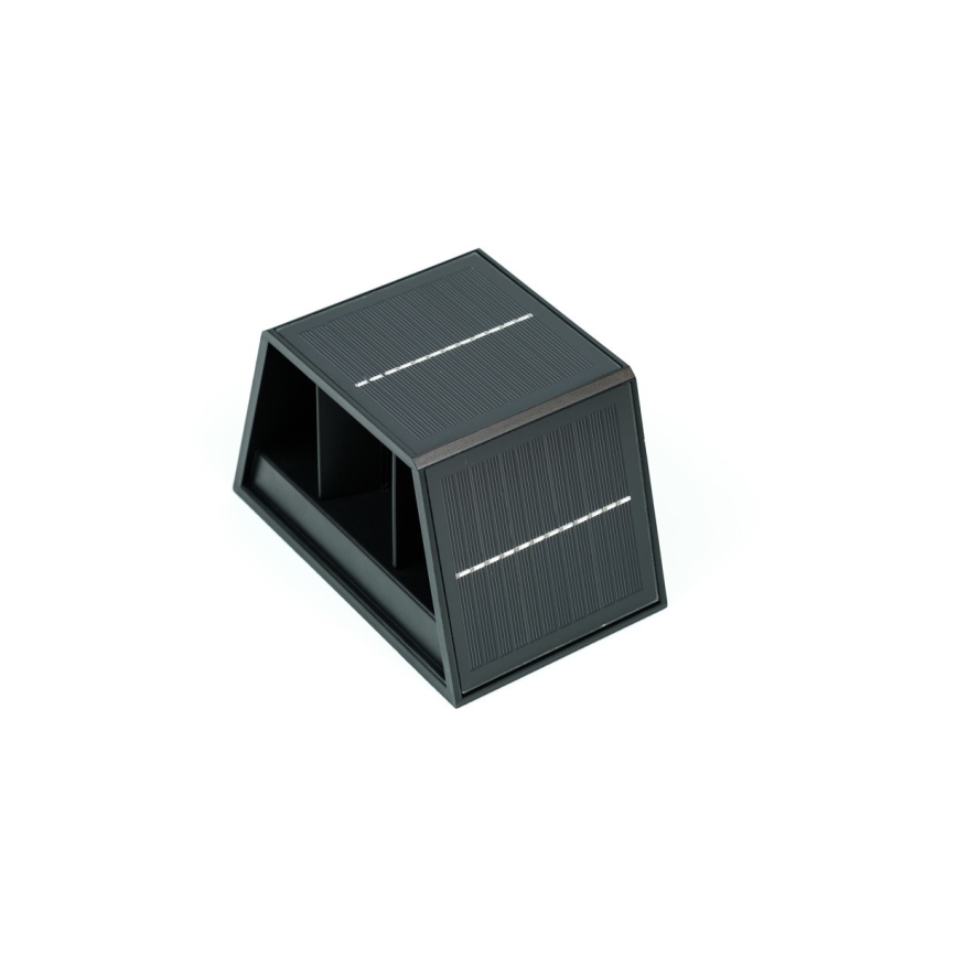 Brilagi - LED aurinkokenno seinävalo anturilla SOLAR CUBE LED/2W/3,2V IP54