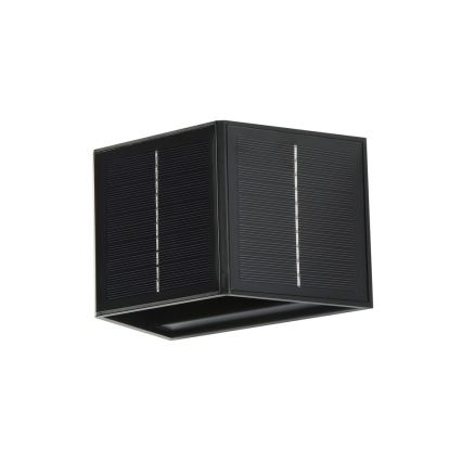 Brilagi - LED aurinkokenno seinävalo anturilla SOLAR CUBE LED/2W/3,2V IP54