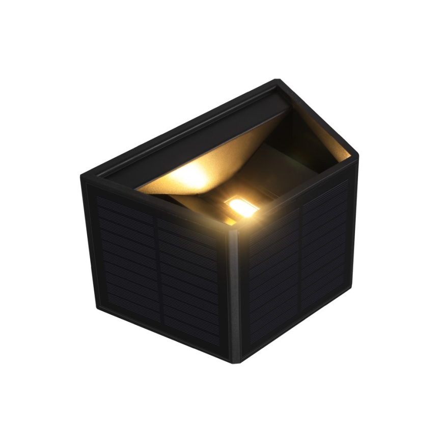 Brilagi - LED aurinkokenno seinävalo anturilla SOLAR CUBE LED/2W/3,2V IP54