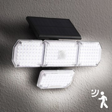 Brilagi - LED aurinkokenno seinävalo anturilla WALLIE LED/5W/5,5V IP65