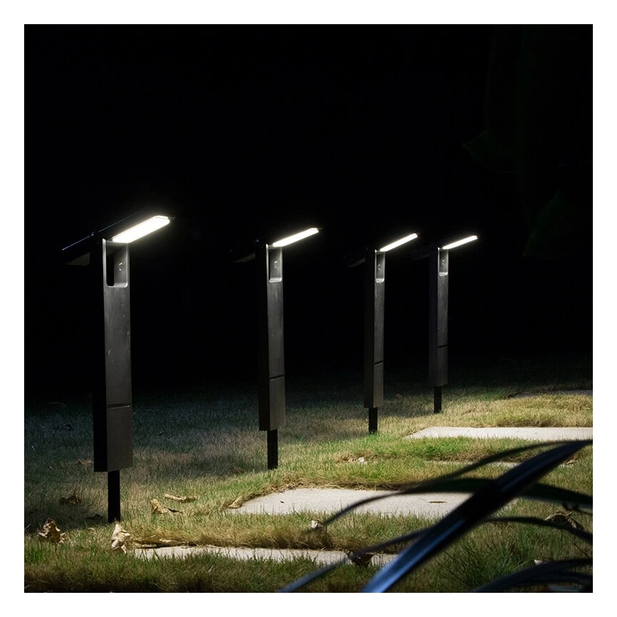 Brilagi - LED-aurinkolamppu AURINKO SPIKE LED/4W/3,7V 2200 mAh IP44