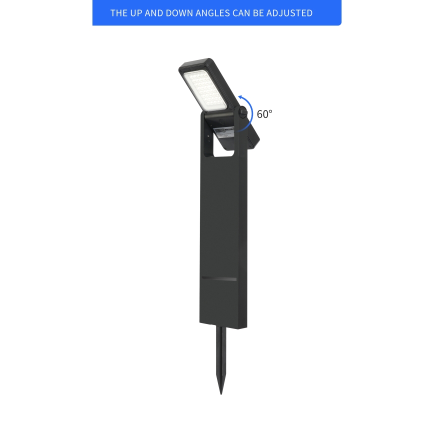 Brilagi - LED-aurinkolamppu AURINKO SPIKE LED/4W/3,7V 2200 mAh IP44