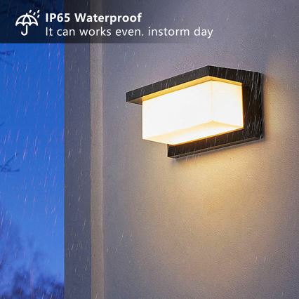 Brilagi - LED aurinkokäyttöinen seinävalaisin liiketunnistimella ja hämäräkytkimellä BRICKY LED/5W/6V 4000 mAh IP65