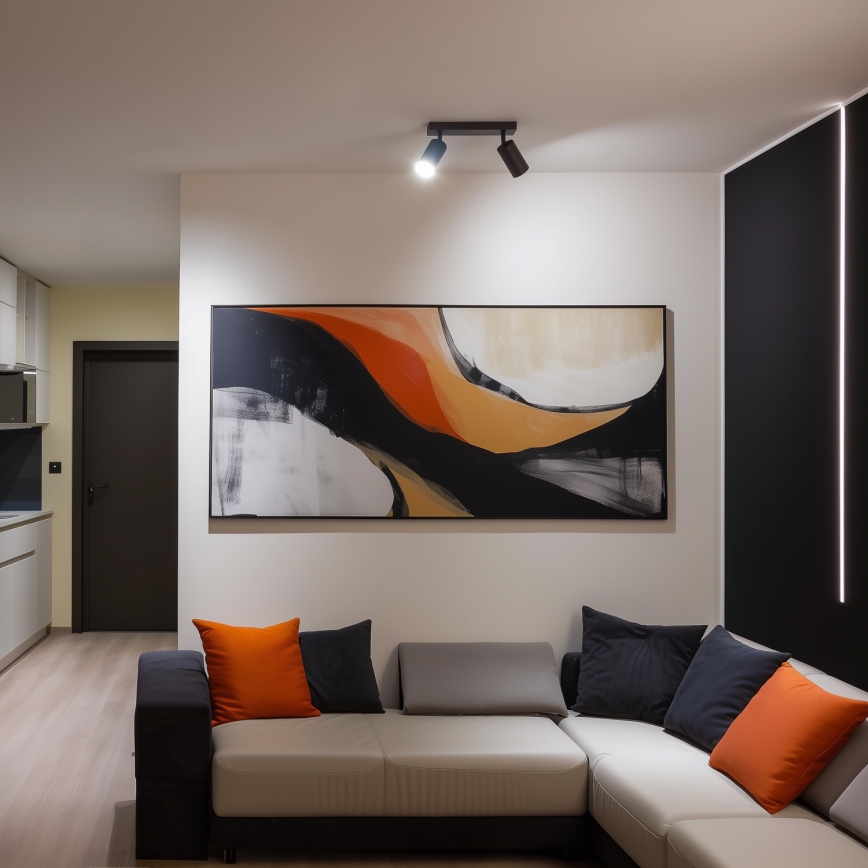 Brilagi - himmennettävä LED-kohdevalaisin SELE 2xGU10/6,5W/230V 2700-6500K antrasiitti
