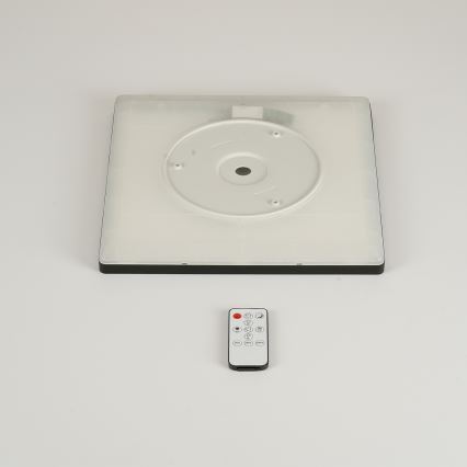 Brilagi - LED-himmennettävä kattovalaisin ULTRA SLIM LED/18W/230V 2700-6500K 30x30 cm musta + kaukosäädin