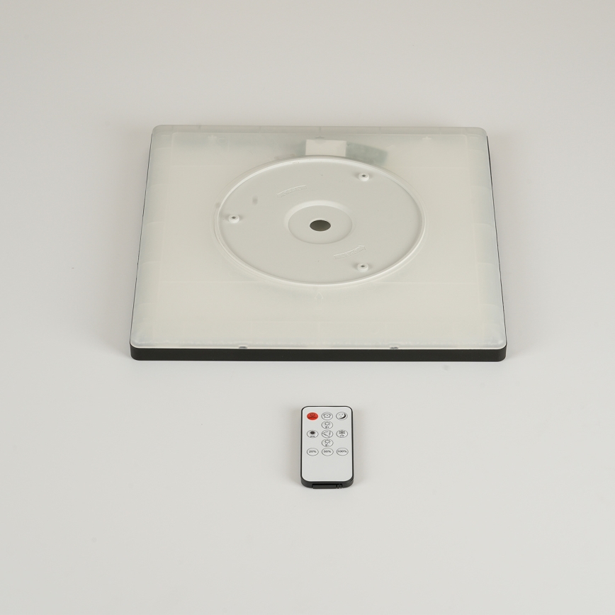 Brilagi - LED-himmennettävä kattovalaisin ULTRA SLIM LED/18W/230V 2700-6500K 30x30 cm musta + kaukosäädin