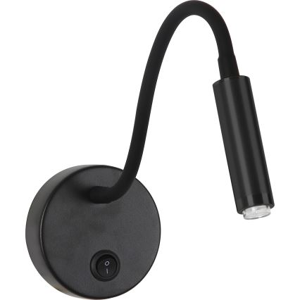 Brilagi - LED Himmennettävä joustava seinälamppu MAYA 1xG9/4W/230V musta 2700-6500K Wi-Fi Tuya