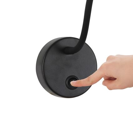Brilagi - LED Himmennettävä joustava seinälamppu MAYA 1xG9/4W/230V musta 2700-6500K Wi-Fi Tuya