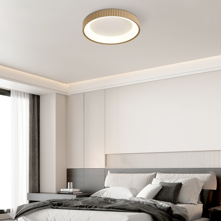 Brilagi - LED-himmennettävä kattovalaisin FALCON MODERN LED/54W/230V 3000-6500K 60 cm beige + kaukosäädin