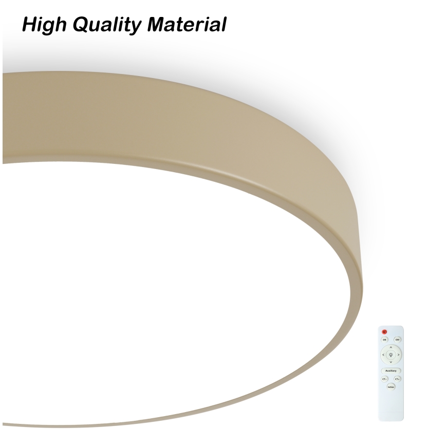 Brilagi - LED Himmennettävä katto valaisin POOL LED/60W/230V 3000-6000K Ø 50 cm beige + kaukosäädin