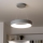 Brilagi - LED Himmennettävä kattokruunu johdossa FALCON LED/40W/230V 3000-6500K harmaa + kauko-ohjain
