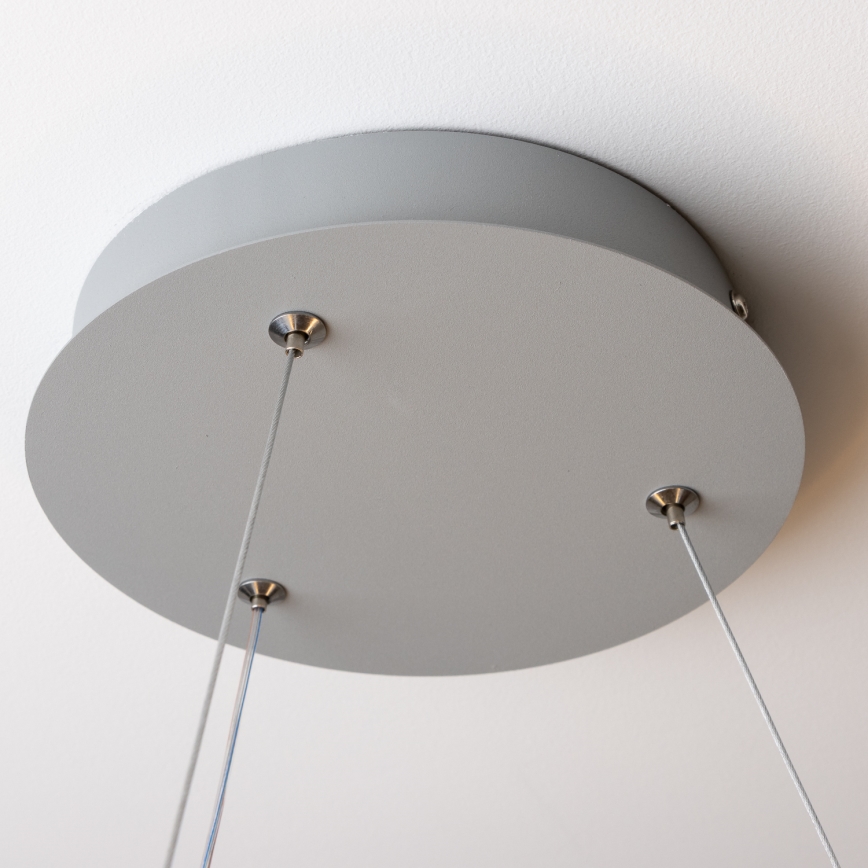Brilagi - LED Himmennettävä kattokruunu johdossa FALCON LED/40W/230V 3000-6500K harmaa + kauko-ohjain