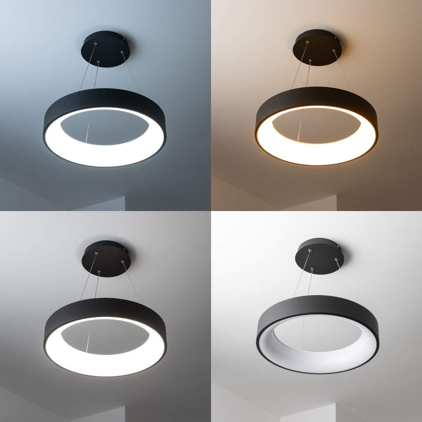 Brilagi - LED Himmennettävä kattokruunu johdossa FALCON LED/40W/230V 3000-6500K musta + kauko-ohjain