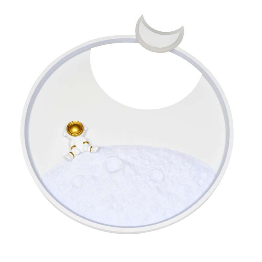 Brilagi - Himennettävä LED-kattovalaisin ASTRO LED/20W/230V halkaisija 50 cm 3000–6000K astronautti + kaukosäädin