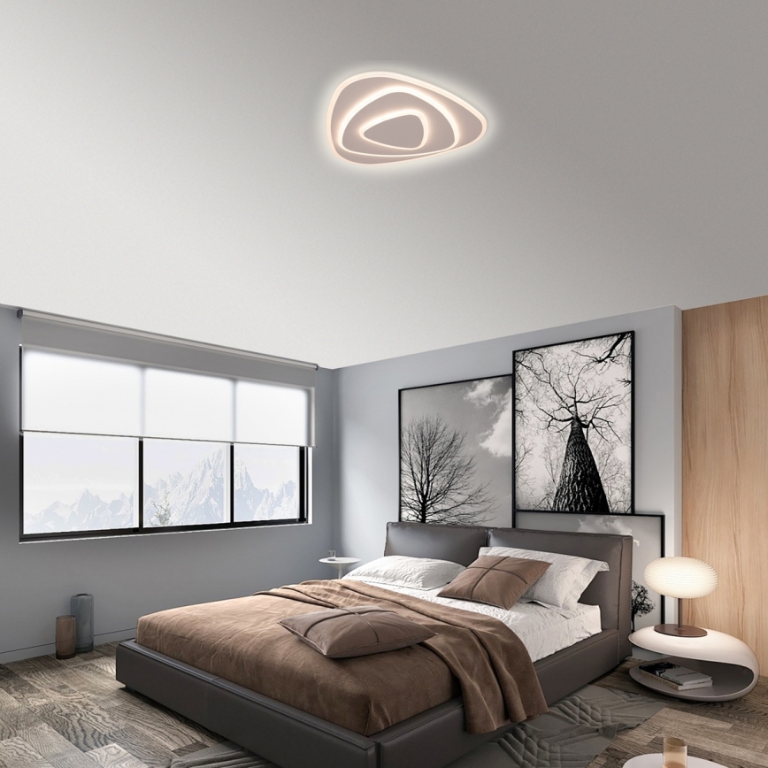 Brilagi - LED-himmennettävä kattovalaisin MODERNI LED/58 W/230 V 3000–6000 K 47 x 48,5 cm + kaukosäädin