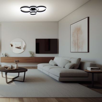 Brilagi - himmennettävä LED-kattovalaisin ORBITS LED/49W/230V 3000-6000K + kaukosäädin