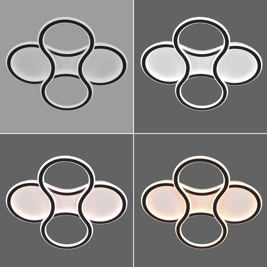 Brilagi - ORELLI himmennettävä LED-kattovalaisin LED/53W/230V Ø 51 cm 3000-6000K + kaukosäädin