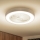 Brilagi - LED Himmennettävä kattovalaisin tuulettimella LED/30W/230V 3000-6500K valkoinen + kauko-ohjaus