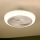 Brilagi - LED himmennettävä kattovalaisin tuulettimella LED/30W/230V 3000-6500K valkoinen + kaukosäädin