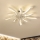Brilagi - LED Himmennettävä kattovalaisin tuulettimella LED/50W/230V 3000-6500K valkoinen + kauko-ohjaus