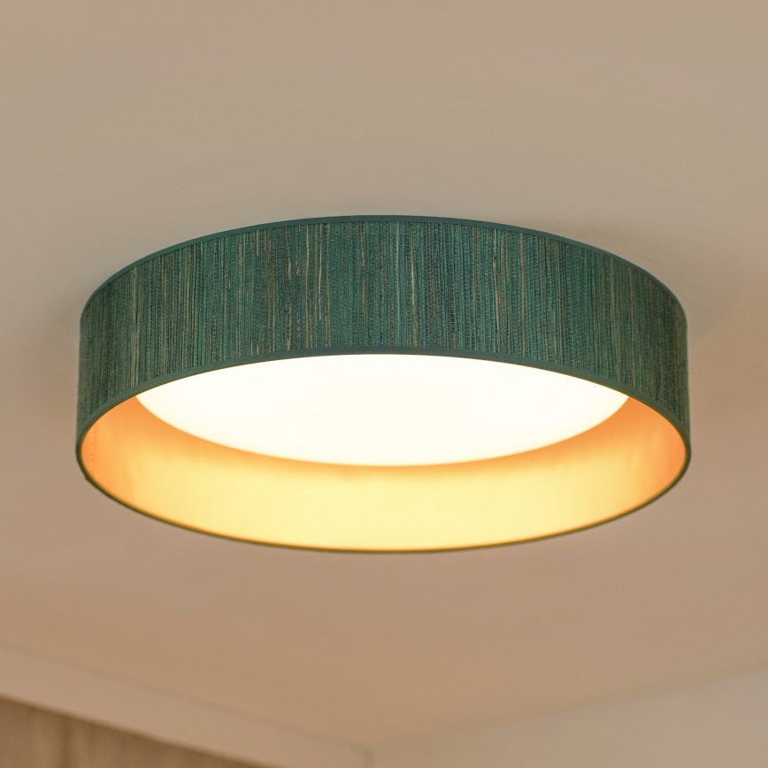 Brilagi - LED-himmennettävä kattovalaisin VEGAS SHINE LED/24W/230V Ø 45 cm 3000/4000/6500K oljenvihreä/kultainen + kaukosäädin