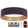 Brilagi - LED Himmennettävä kattovalaisin VELVET SMART LED/36W/230V d. 55 cm 2700-6500K Wi-Fi Tuya harmaa/kulta + kaukosäädin