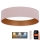 Brilagi - LED Himmennettävä kattovalaisin VELVET SMART LED/36W/230V d. 55 cm 2700-6500K Wi-Fi Tuya pinkki/kulta + kaukosäädin