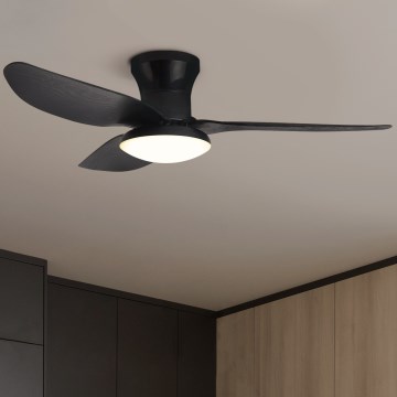 Brilagi - LED himmennettävä kattovalo LED/30W/230V 3000-6500K musta + kauko-ohjaus