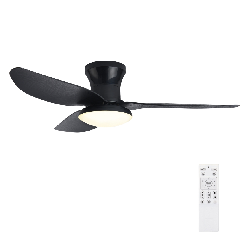 Brilagi - LED himmennettävä kattovalo LED/30W/230V 3000-6500K musta + kauko-ohjaus